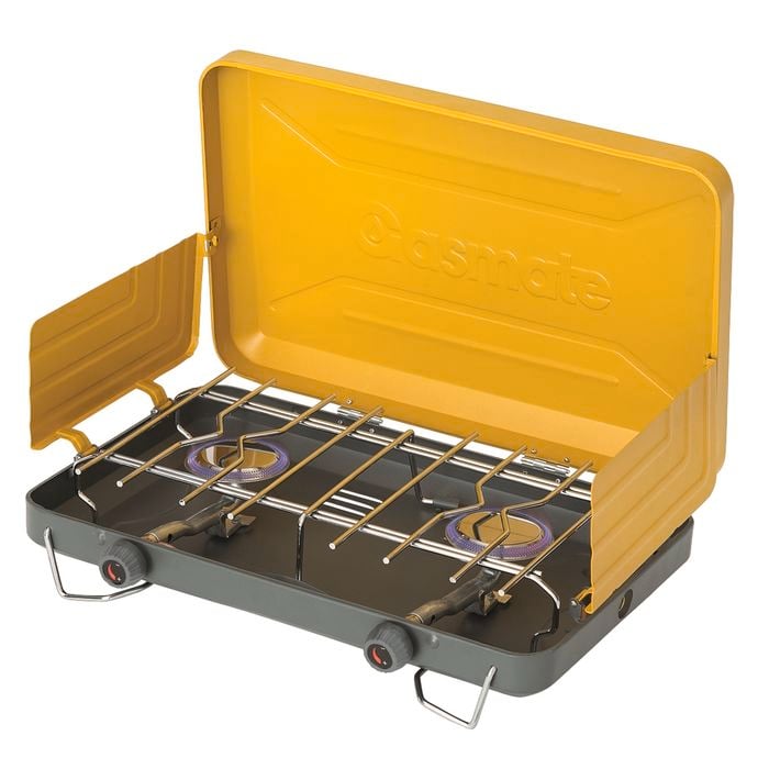 Gasmate 2 Burner Portable Camping Stove