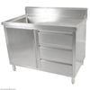 Modular Systems Cabinet With Left Sink - 1200mm W x 700mm D x 1050mm H