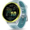 Garmin Forerunner 570 47mm GPS Running Smartwatch - Amp Yellow Aluminum with Translucent Whitestone/Turquoise Band