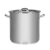Chef Inox Elite Stockpot with Lid 220x220mm / 8.25L | Stainless Steel
