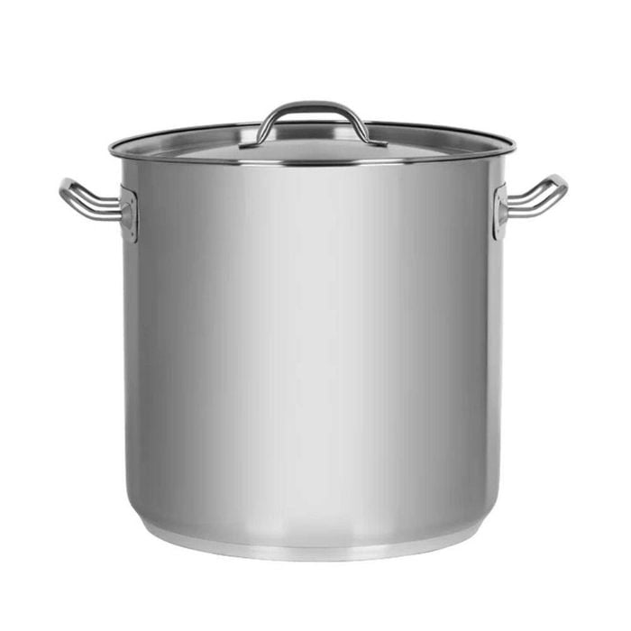 Chef Inox Elite Stockpot with Lid 220x220mm / 8.25L | Stainless Steel