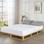Zinus Double Bed Frame Wooden Base Pallet Wood Bed - Natural