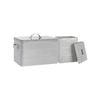 Harbour Housewares Vintage Metal Storage Canister 2pc Set