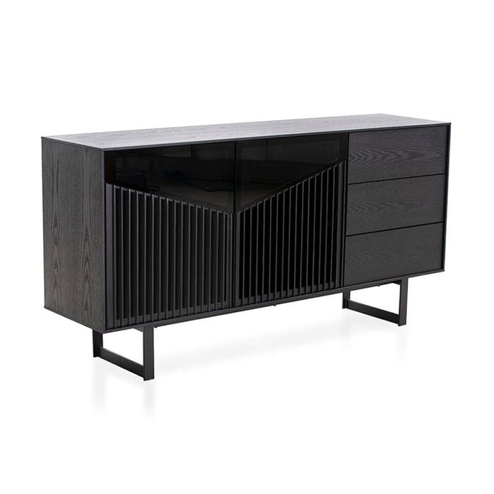 Modern Furniture MONTANA Sideboard Buffet 160cm - Black Ash