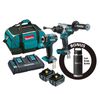 COMBO KIT CL BL MAKITA++18V 2PCE 2X5.0AH DLX2516TX2
