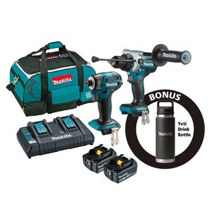 COMBO KIT CL BL MAKITA++18V 2PCE 2X5.0AH DLX2516TX2