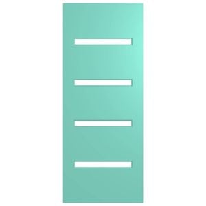 Hume 2040 x 820 x 40mm Entrance Door PGP Verve Unglazed Glass VER4