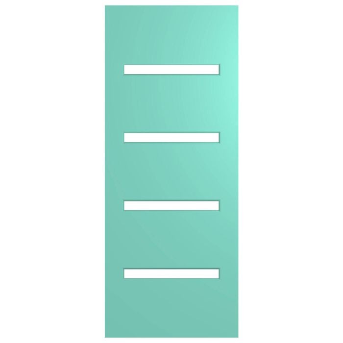 Hume 2040 x 820 x 40mm Entrance Door PGP Verve Unglazed Glass VER4