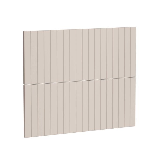 Kaboodle 900mm Cannellini V-Groove 2 Drawer Panels