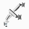 Desky Dual Led Monitor Arm - White