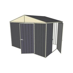 Build-a-Shed 3.0 x 2.3 x 2.3m Gable Single Hinged Side Door Shed - Grey
