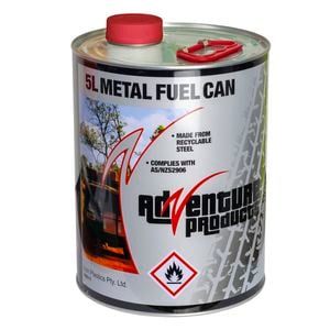 AdVenture 5L Round Metal Fuel Can