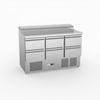 FED-X Six Drawer Salad Prep Fridge XGNS1300D-6D
