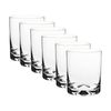 6Pc Krosno Double Old Fashion Glasses Gift Boxed 350ml Dishwasher Safe Poland