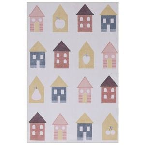MaxFind 100 x 150cm Kids Washable Village Rug