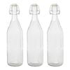 Argon Tableware Glass Bottles with Swing Top - 1.1 Litre - Pack of 3