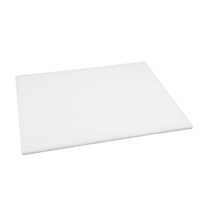 Hygiplas Chopping Board Low Density Polyethylene White 305x229x12mm Commercial Kitchen Food Prep