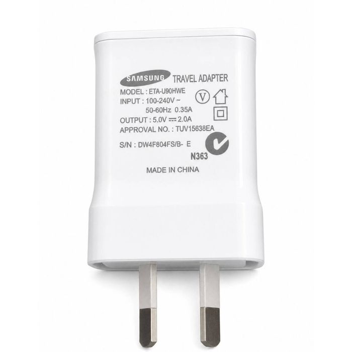 Samsung ETA-U90HWE10W USB-A Travel Adapter White [No Retail Box] - New