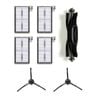 iDeer life 7 Pcs Replacement Parts Kit for eufy X8 Pro Series Robot Vacuums Spare Parts