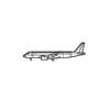 Ignite Laser Embraer E190-E2 - Next-Generation Regional Jet Silhouette Metal Wall Art Rustic Metal 15.7 inch - 40 cm