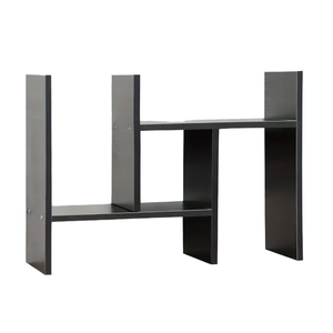 Lifebay Adjustable Wood Bookshelf: Classic Desk Organizer & Storage Rack