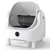 Costway Self-cleaning Cat Litter Box Open-top Pet Waste Bin App Control