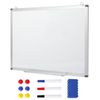 Levede Magnetic Whiteboard Smooth Dry Erase Board with 3 Pens for Office White