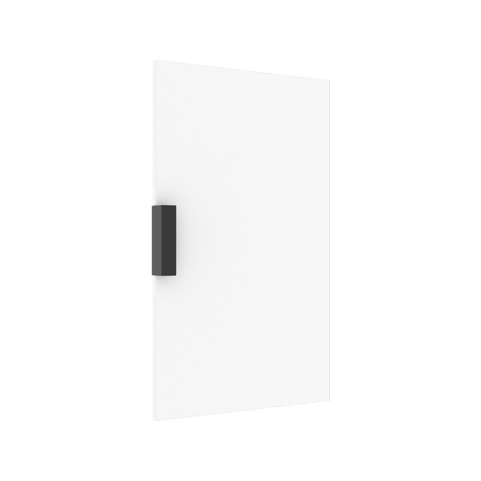 Lugna 768 x 450 x 16mm White Right Hand Door - White 450mm