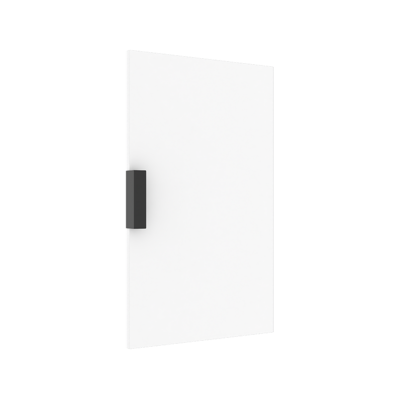 Lugna 768 x 450 x 16mm White Right Hand Door - White 450mm
