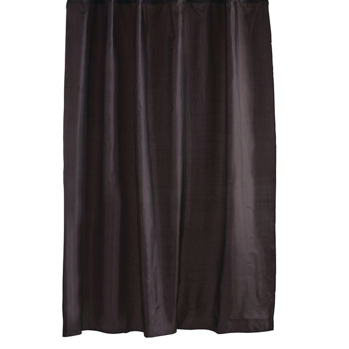 Barelli 180 x 180cm Midnight Slate Polyester Shower Curtain