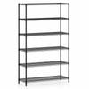 Costway 6-tier Wire Shelving Unit Adjustable Heavy-duty Metal Storage Shelves