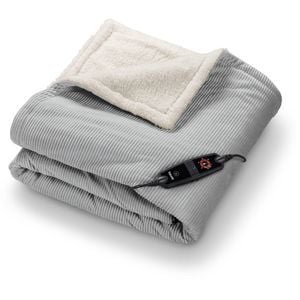 Beurer HD81 Cord Light Grey Heated Throw - Green Planet