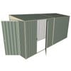 Build-A-Shed 1.2 x 4.5 x 2.0m Skillion Single Hinged Side Door Shed - Green