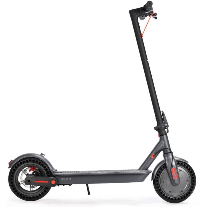 ALPHA Urban 8 Electric Scooter, 25km Range, 8.5-Inch Wheels, Brushless Motor, Grey