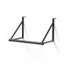 Black Over-the-Door Clothes Hanging Rod