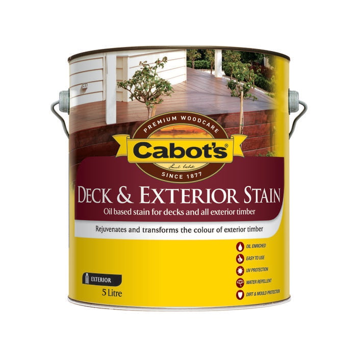 Cabot's 5L Autumn/Kwila Oil Based Deck and Exterior Stain