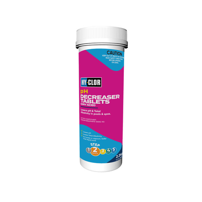 Hy-Clor pH Decreaser Tablets Dry Acid 2.2kg