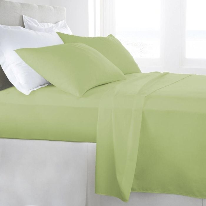 Luxor Single Pistachio 1000TC Egyptian Cotton Sheet Set