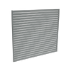 ProtectorAl 2000 x 1766mm Monument Aluminium Slat Screen Kit