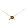 Nextime Hands Wall Clock Oversized Minimalist Design Vintage Gold 85cm
