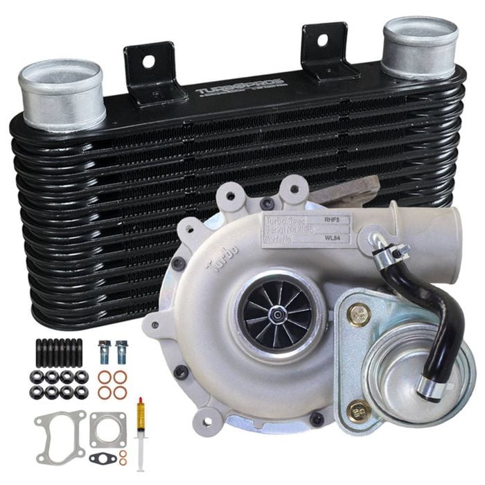 Upgrade Billet Turbo Charger With 64mm Intercooler For For Mazda Bravo 2.5l 1999 - 2006