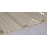 Suntuf 3.0m Smooth Cream Trimdek Polycarbonate Roofing