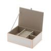 One Six Eight London Sara White / Rose Gold Medium Jewellery Box
