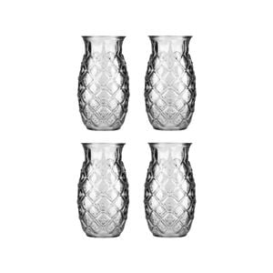 Libbey Tiki Pineapple Tumbler 505ml - Set of 4