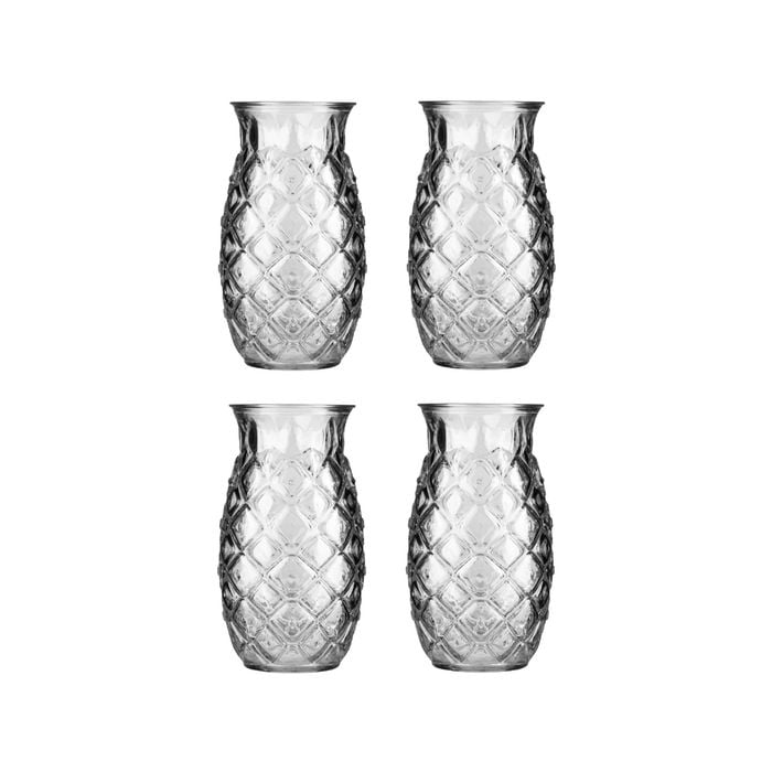 Libbey Tiki Pineapple Tumbler 505ml - Set of 4