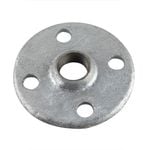 Brasshards Galvanised Round Flange With 15mm Drill Mall