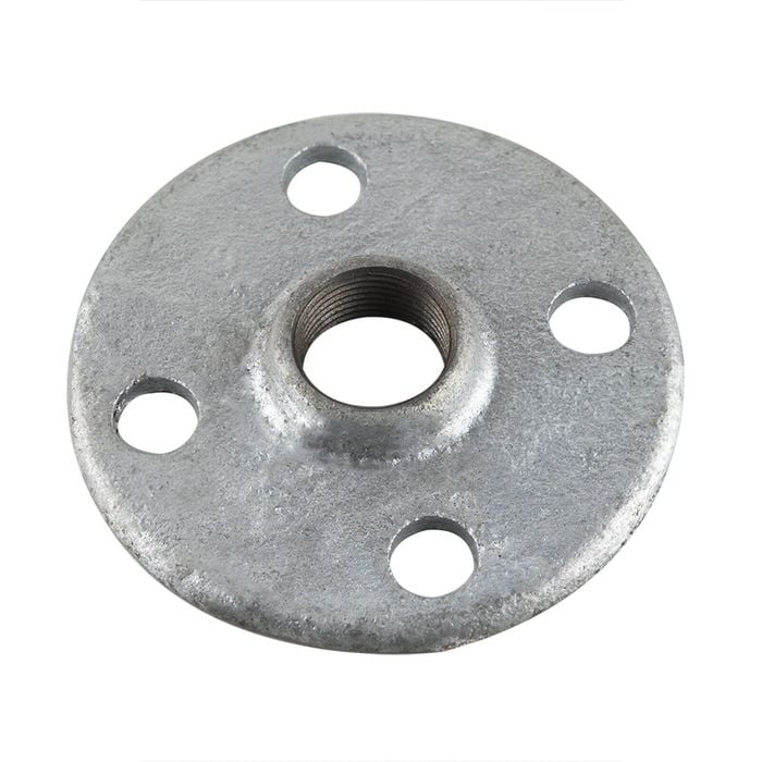 Brasshards Galvanised Round Flange With 15mm Drill Mall