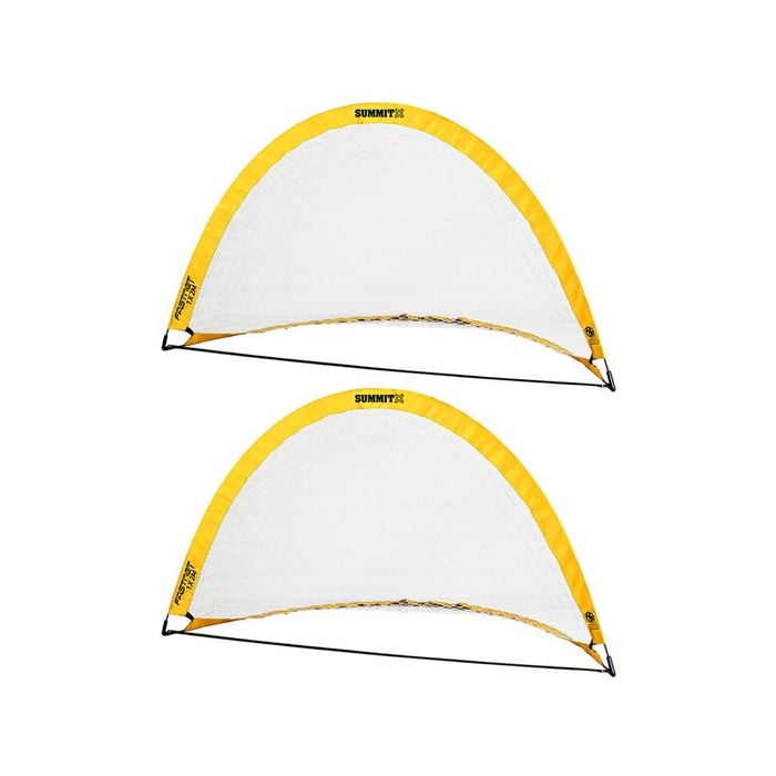 2x Summit Ffa 2m Teardrop Advance Goal F/ Soccer/training/portable W/ Carry Bag