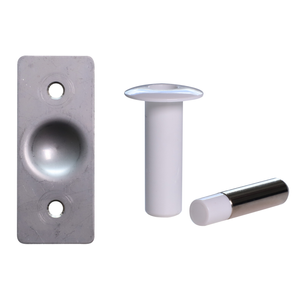 Fantom Hardware White Magnetic Pivot Doorstop