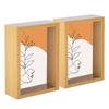 Nicola Spring 3D Deep Box Photo Frames - 5 x 7" - Pack of 5